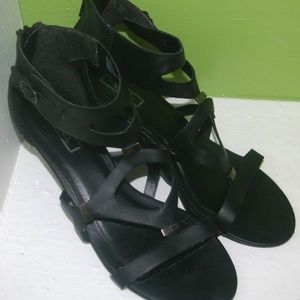 Pair of  Black Sandals 8M